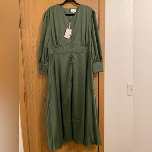 Dainty Jewells Classic Olive Long Sleeve Dress